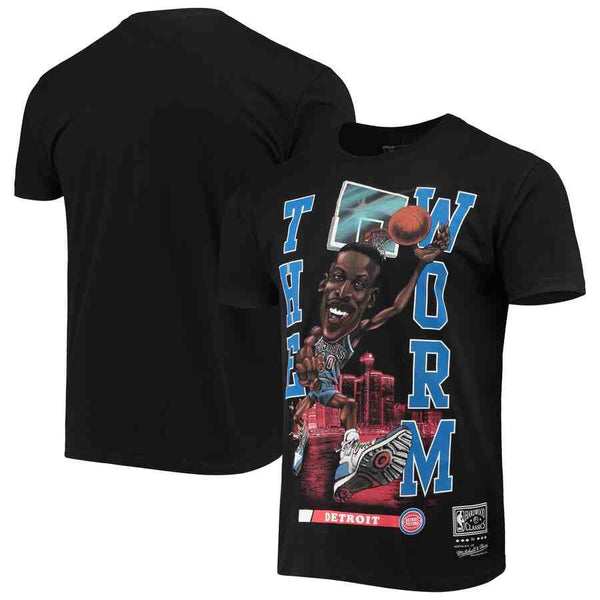 Dennis Rodman Detroit Pistons Mitchell & Ness Salem T-Shirt – All