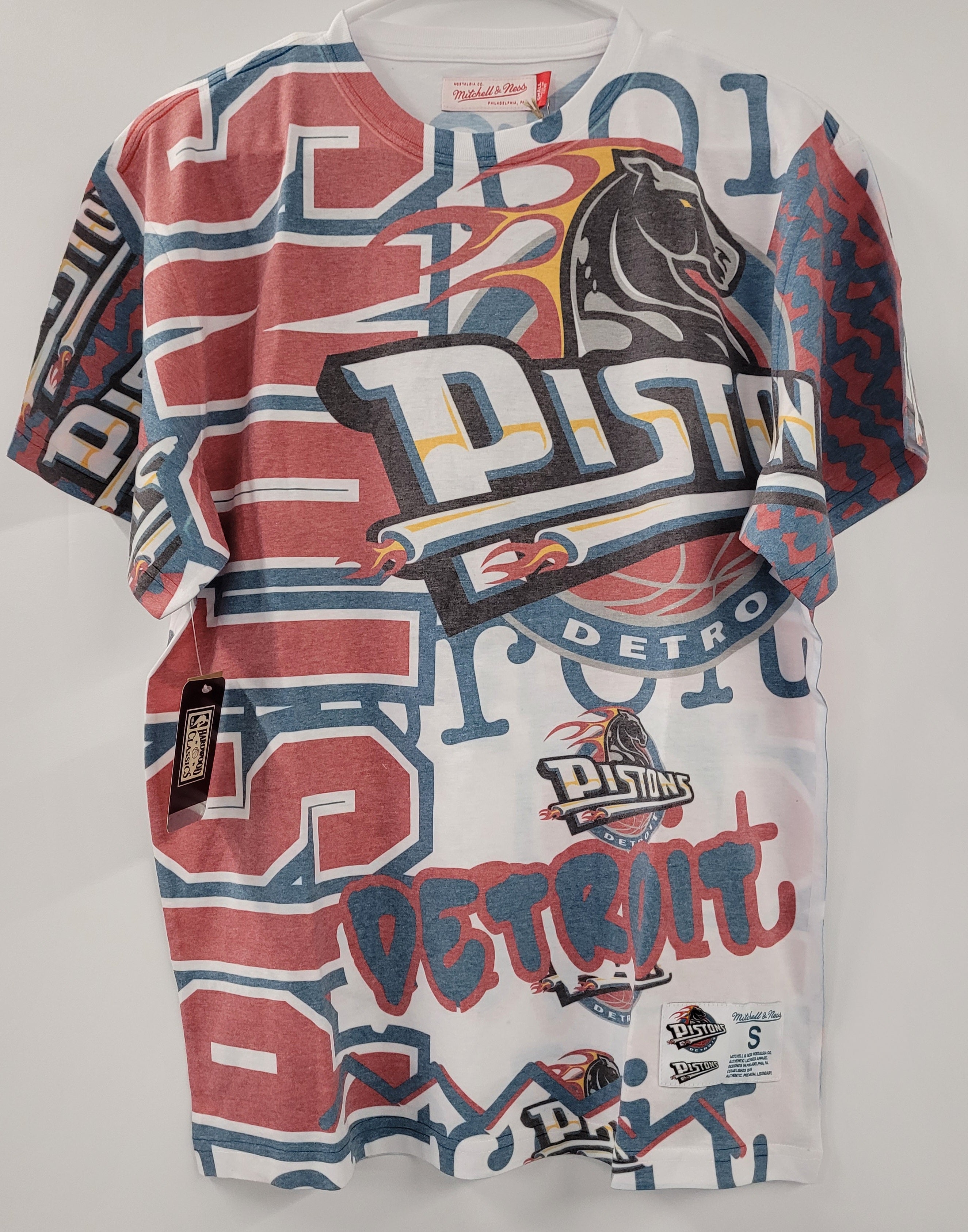 Detroit Pistons NBA Jumbotron 2.0 Sublimated T-shirt