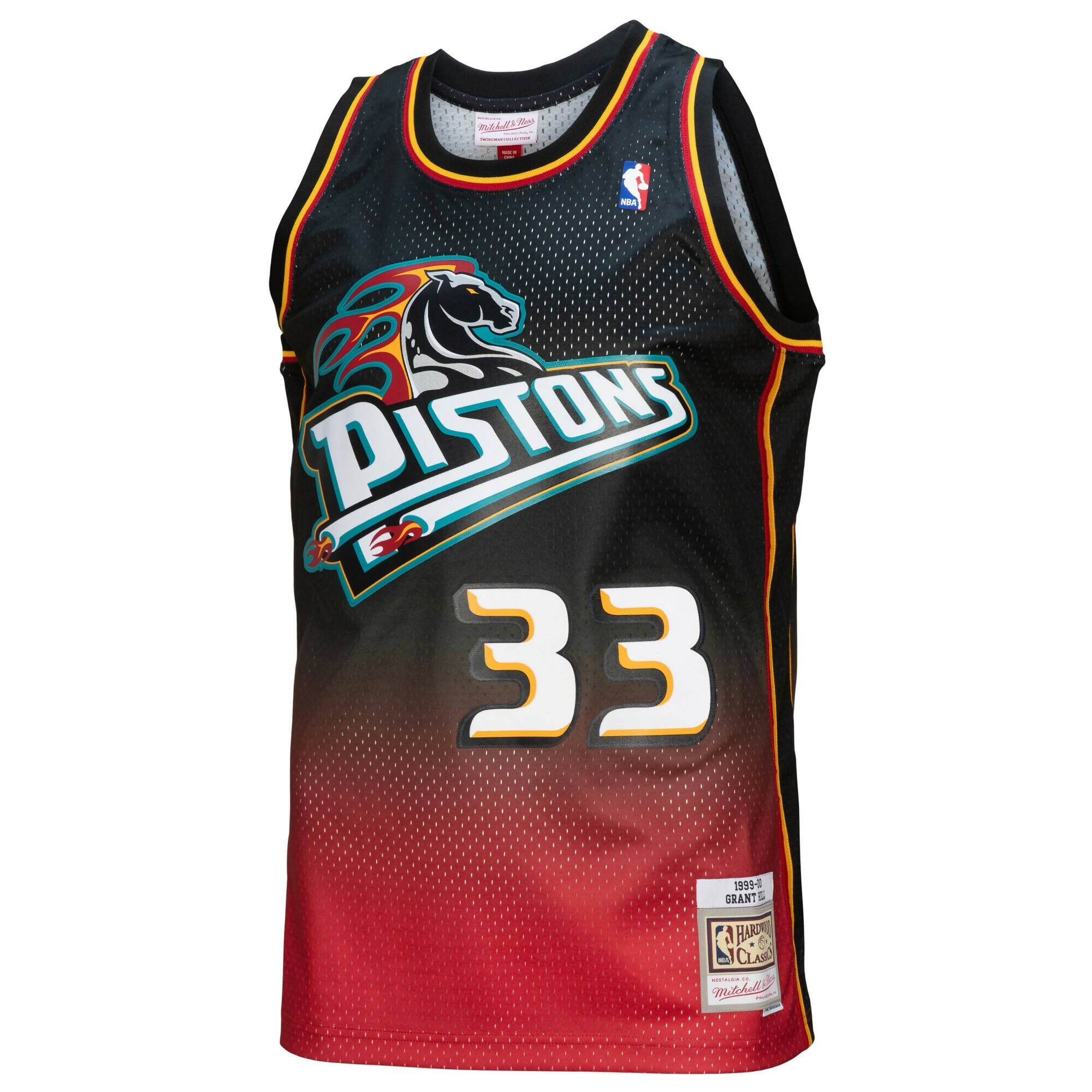 Grant Hill Detroit Pistons Mitchell & Ness 1999-00 Hardwood