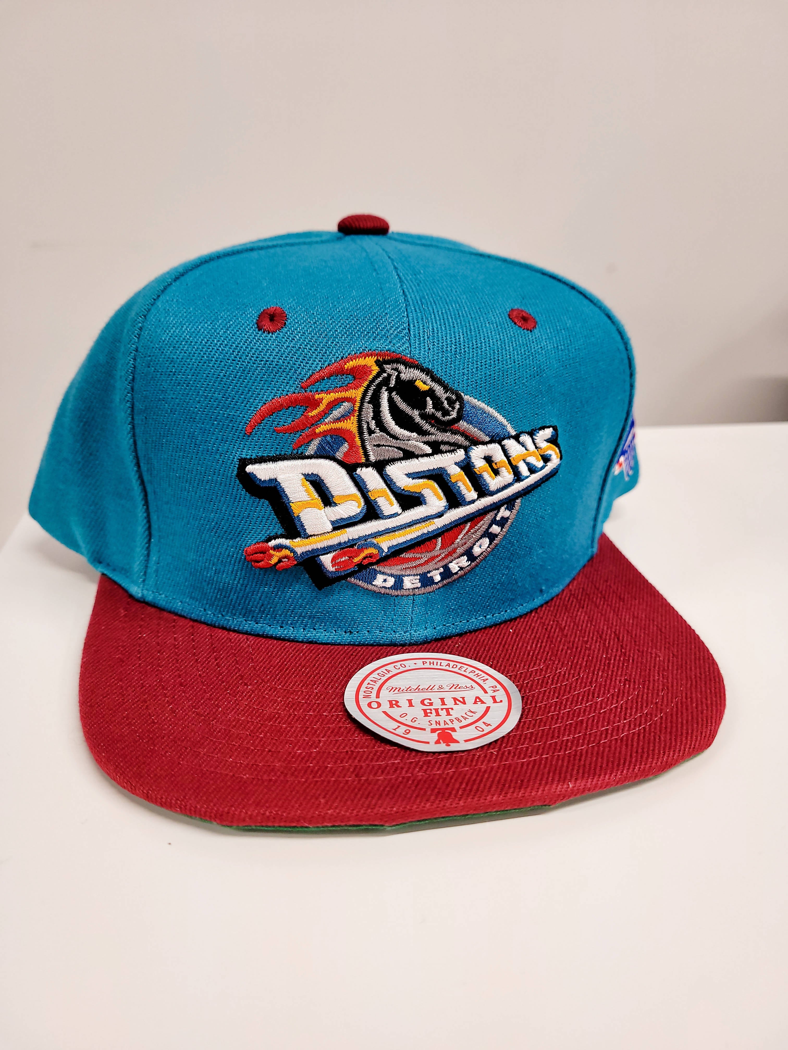 Pistons Mitchell & Ness NBA Champs Snapback Hat