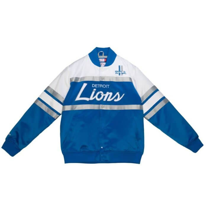 Detroit Lions Special Script Heavyweight Satin Jacket – All Things